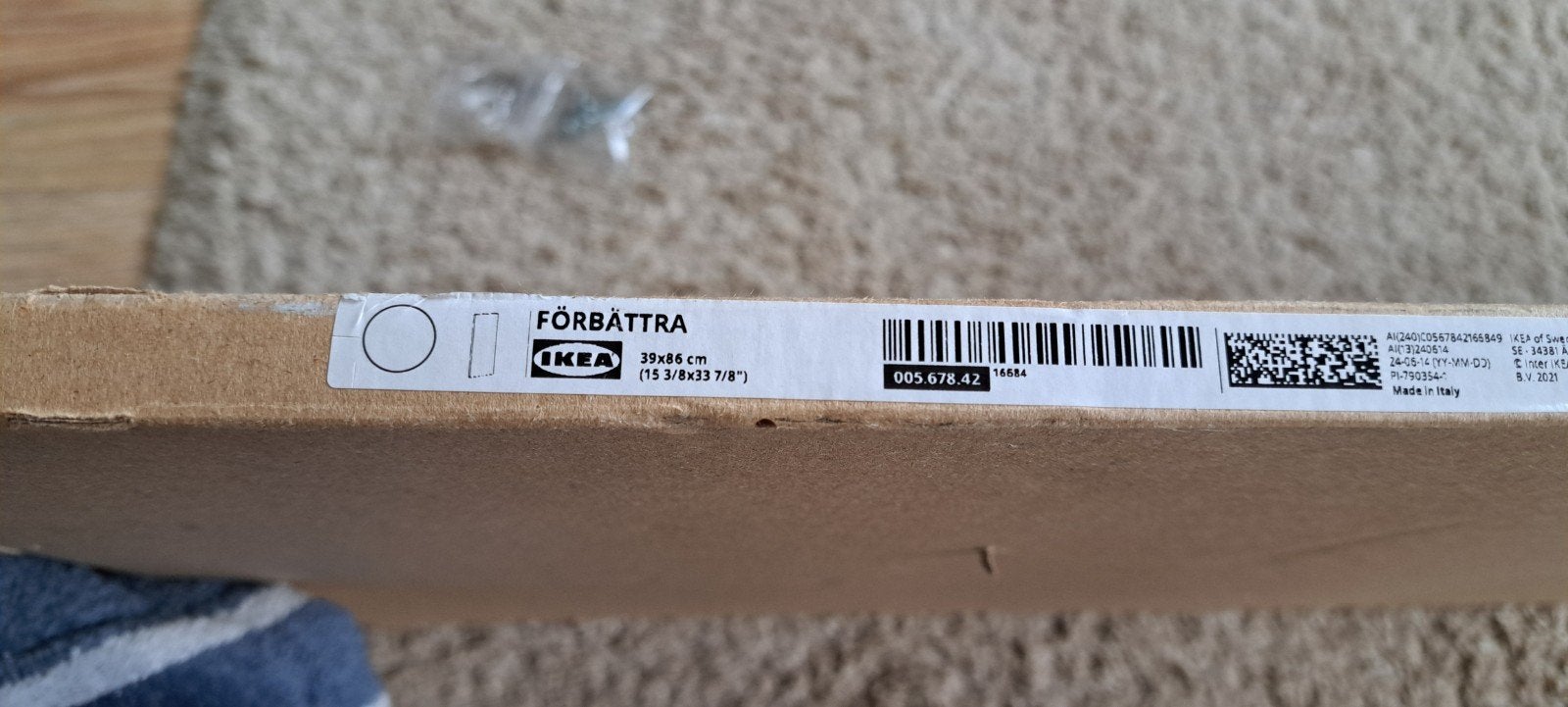 IKEA FÖRBÄTTRA Paneel 39x86 cm - Nieuw in verpakking, Ophalen, Nieuw