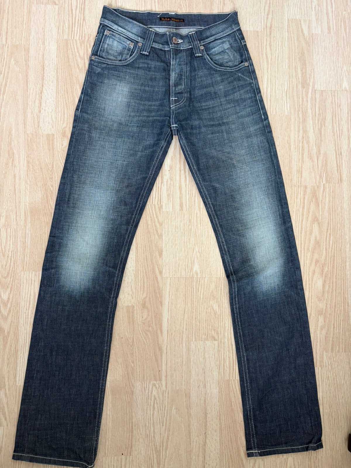 Vintage Nudie Jeans - blauw, Kleding | Heren, Spijkerbroeken en Jeans, Ophalen of Verzenden, Zo goed als nieuw, Blauw, W32 (confectie 46) of kleiner