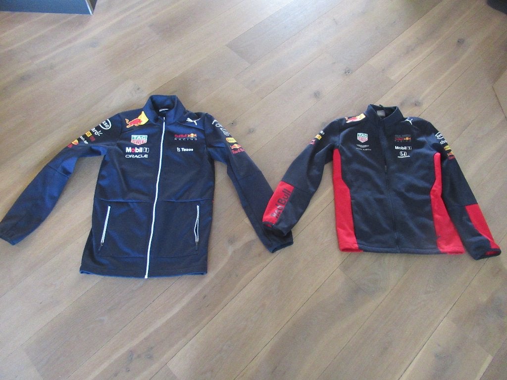 2x Red Bull Racing Max Verstappen Soft shell jas Mt XS + 164, Ophalen of Verzenden, Zo goed als nieuw, Formule 1