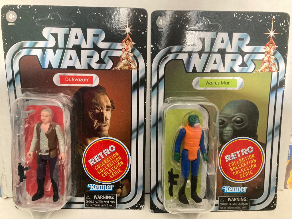 Star Wars Retro Collection Dr. Evazan en Walrus Man, Ophalen of Verzenden, Nieuw, Actiefiguurtje