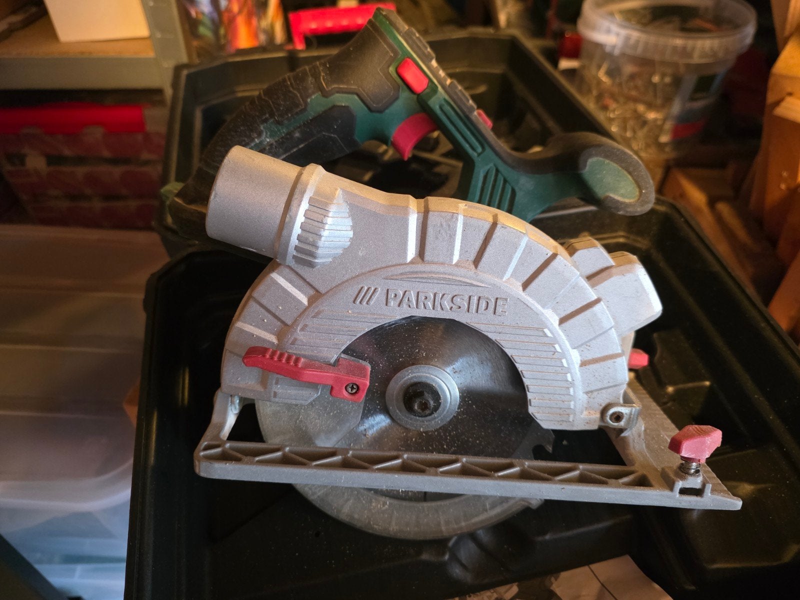 Parkside Cirkelzaag - Krachtig en Betrouwbaar, Gebruikt, Cirkelzaag, 600 tot 1200 watt, Ophalen of Verzenden