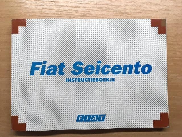 Handleiding/Instructieboekje    Fiat Seicento    1998   NL, Verzenden