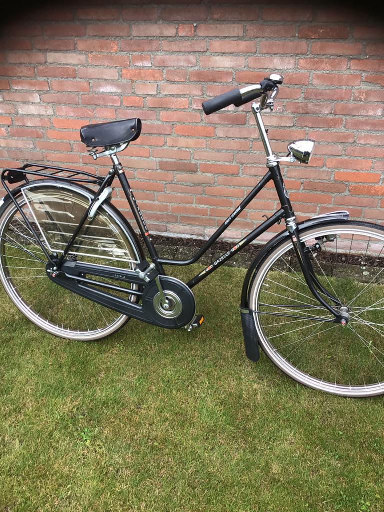Gazelle damesfiets terugtraprem, Fietsen en Brommers, Fietsen | Dames | Damesfietsen, Ophalen, Terugtraprem, Gazelle, 53 tot 56 cm