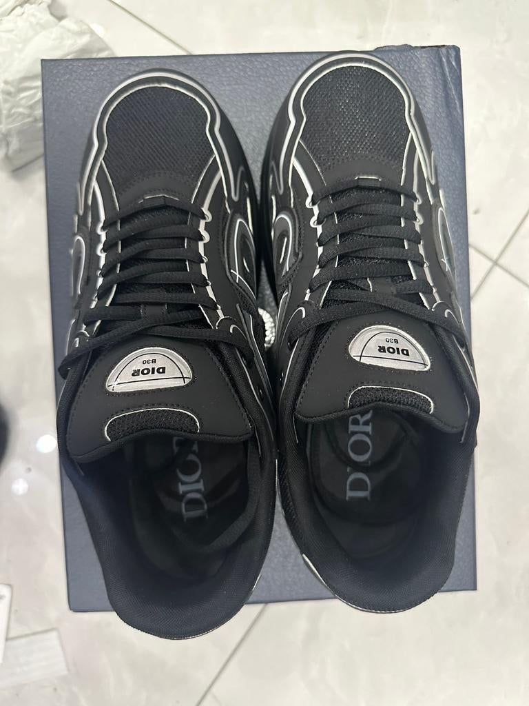 Dior B30 Sneakers Zwart - Maat 42 AANGEPASTE PRIJS!!!, Zwart, Nieuw, Ophalen of Verzenden, Sneakers of Gympen