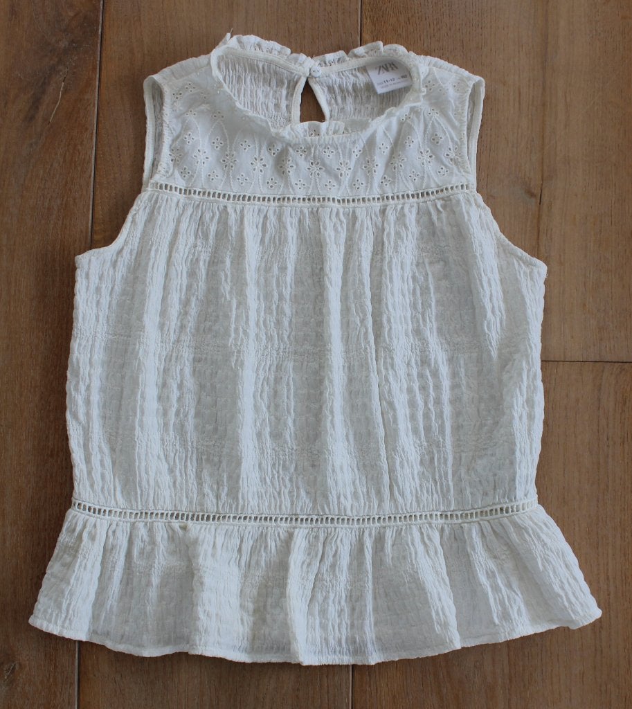 Blousetop van Zara 152, Kinderen en Baby's, Kinderkleding | Maat 152, Gebruikt, Meisje, Overhemd of Blouse, Ophalen of Verzenden