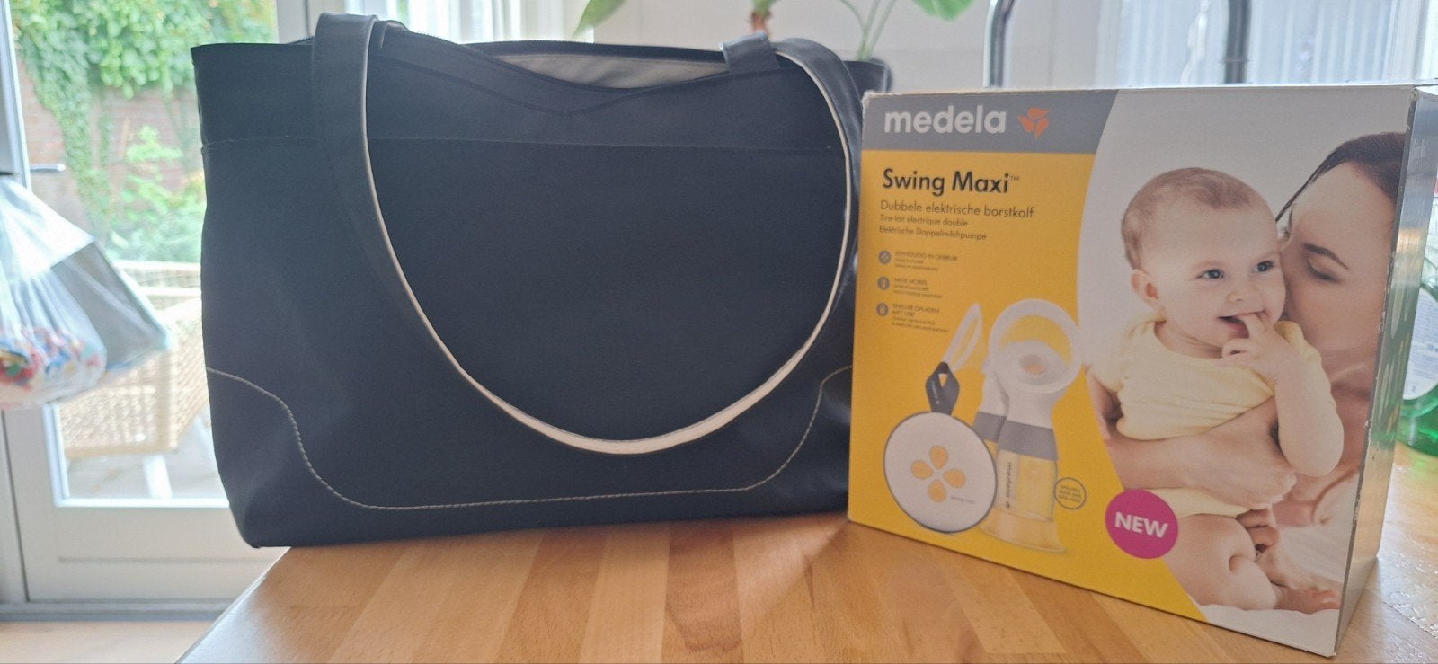 complete set, Medela kolf swing maxi met extra!, Ophalen, Gebruikt, Medela, Borstkolf