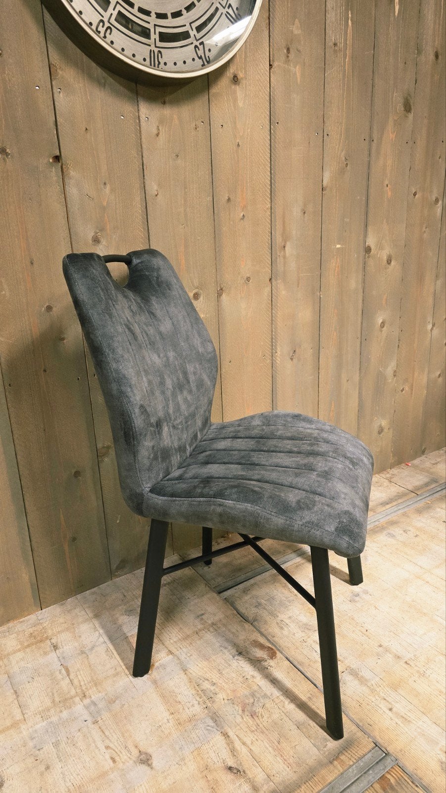 Mooie Groene Eetkamerstoelen Velvet stof Nieuw!, Hout, Overige kleuren, Nieuw, Ophalen of Verzenden