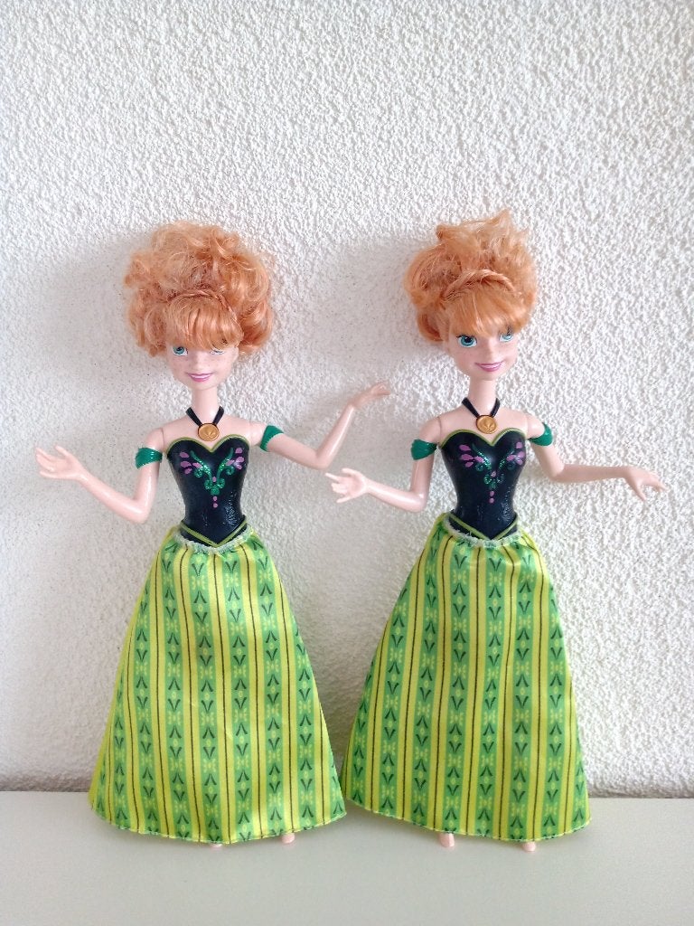 2 x Singing ANNA uit de Disney film FROZEN, Ophalen of Verzenden, Gebruikt, Overige typen