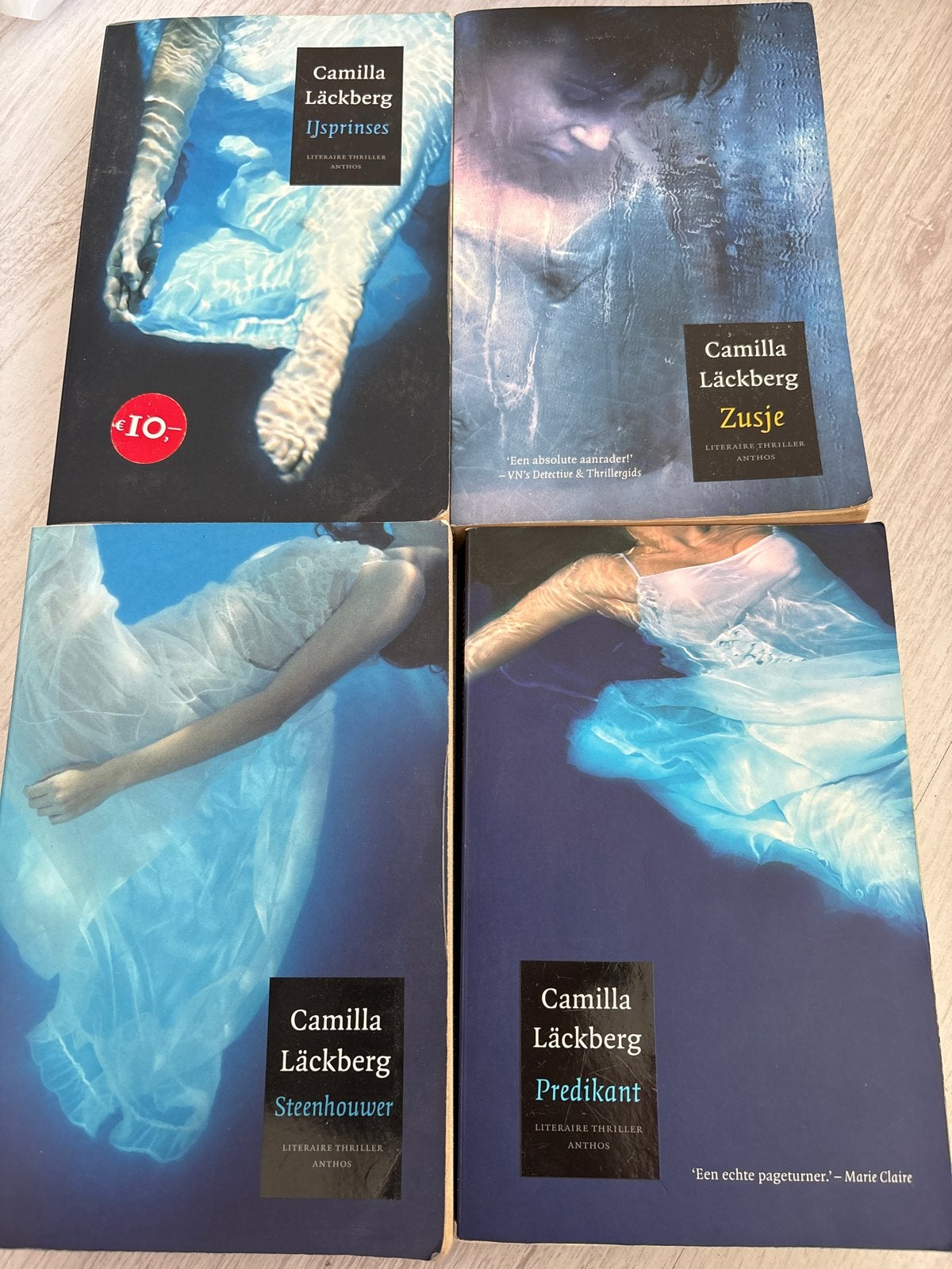 Camilla Läckberg Thriller Collectie: IJsprinses, Zusje, Stee, Ophalen, Gelezen, Scandinavië