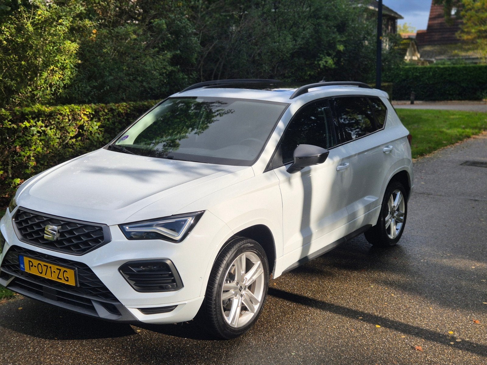 Seat Ateca FR 2021 panorama dak, trekhaak, stoelverwarming, Auto's, 15 km/l, 1498 cc, Zwart, 4 cilinders