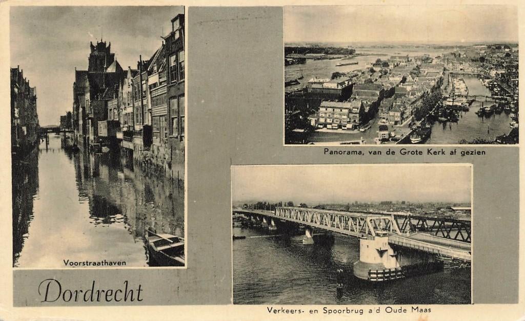 Dordrecht, Ophalen of Verzenden, 1940 tot 1960, Ongelopen, Zuid-Holland