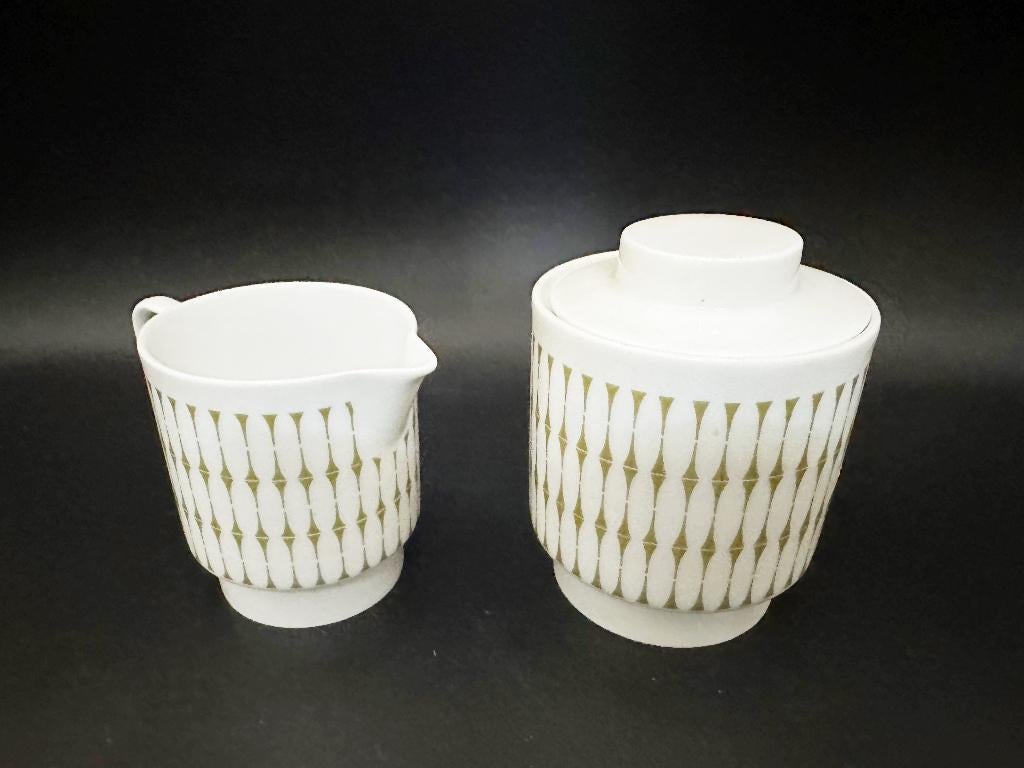 Melitta Hamburg Melkkan en Suikerpot West Germany, Huis en Inrichting, Overige typen, Ophalen of Verzenden, Zo goed als nieuw