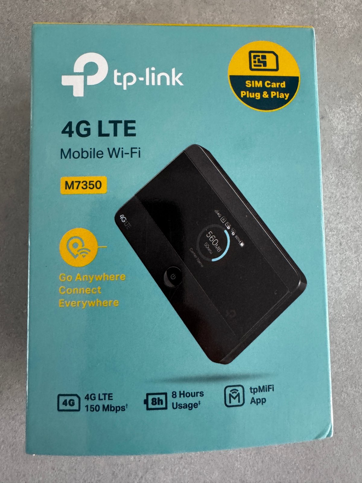 TP-Link M7350 4G LTE Mobiele Wi-Fi Router (nieuwstaat), Computers en Software, Routers en Modems, Ophalen of Verzenden, Zo goed als nieuw