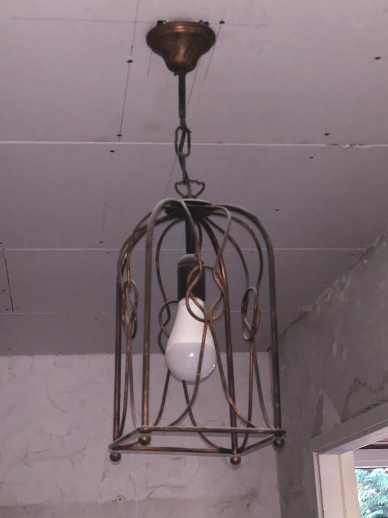 Hanglampje, Ophalen of Verzenden, Gebruikt, Metaal