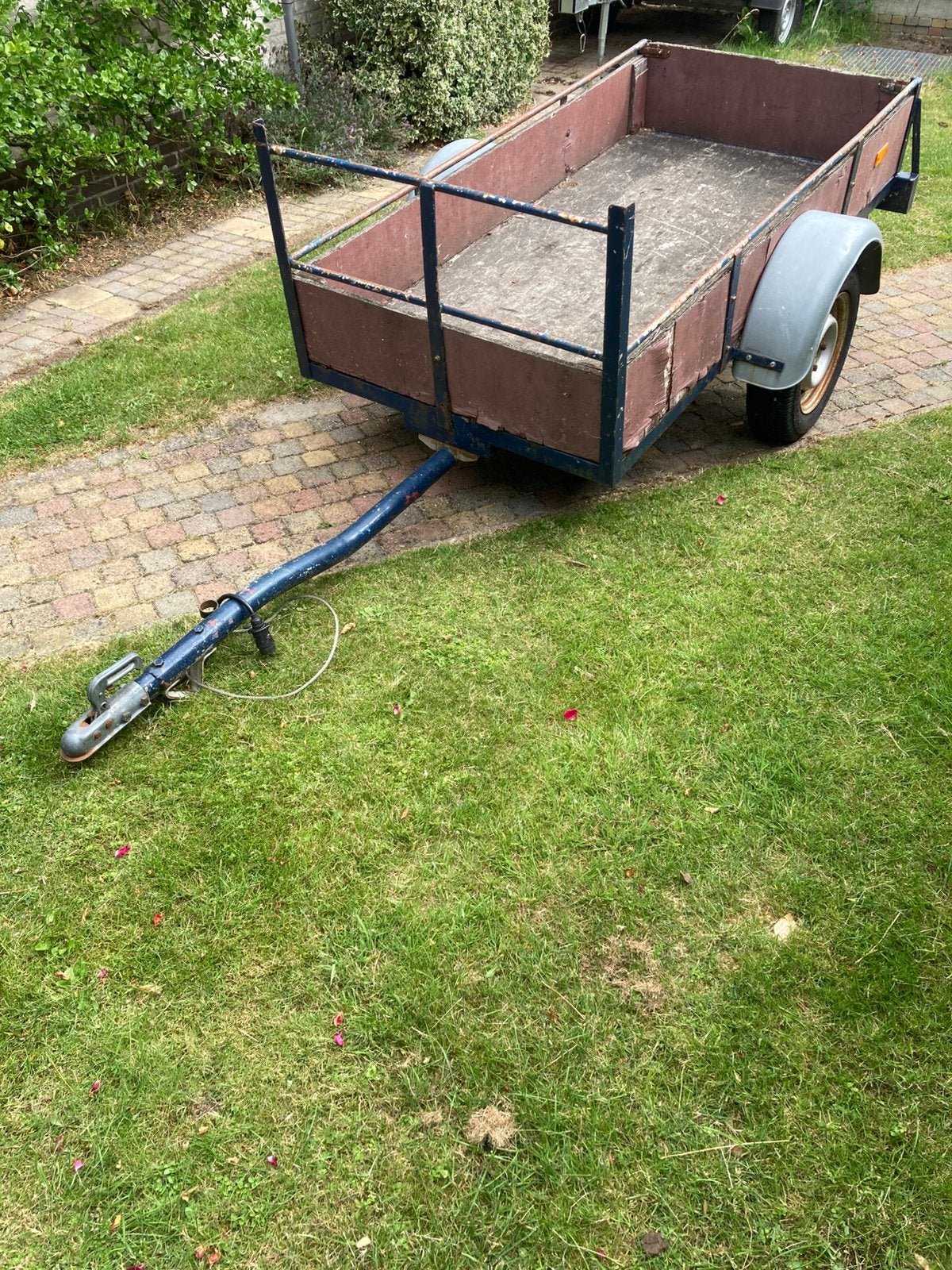 aanhangwagen voor onderdelen / opknap, Ophalen, Gebruikt