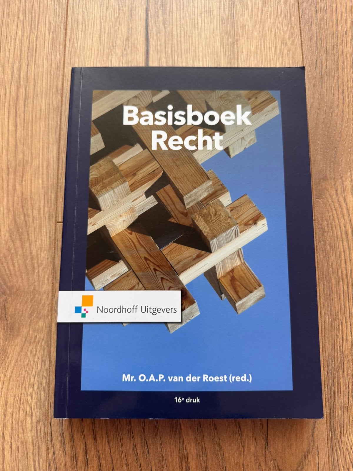 Basisboek Recht - van der Roest, Boeken, Ophalen of Verzenden, Alpha, Zo goed als nieuw, HBO