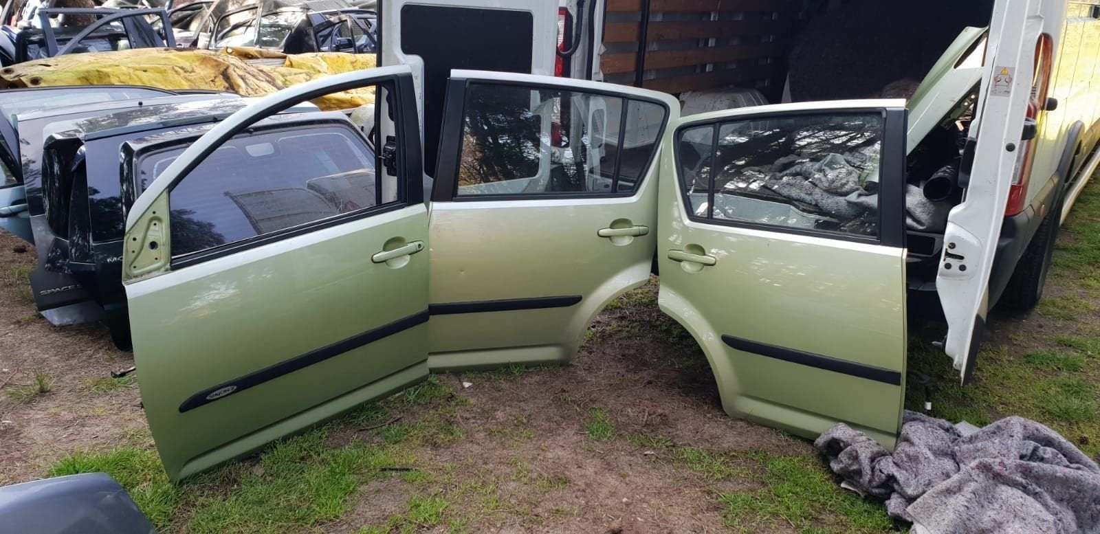 DAIHATSU SIRION PORTIEREN BJ 2007, Auto-onderdelen, Carrosserie en Plaatwerk, Gebruikt, -, Deur, -