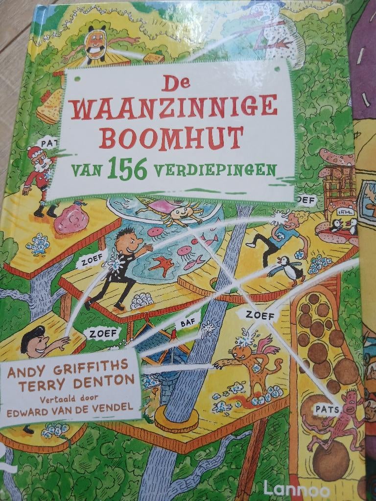 De waanzinnige boomhut, Boeken, Ophalen, Diverse auteurs, Zo goed als nieuw, Fictie