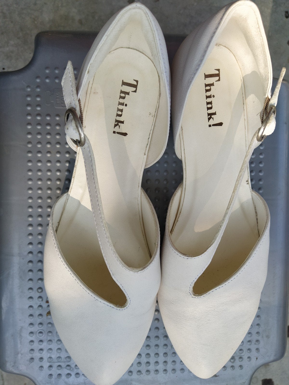 Think witte feestschoen mt 39, Ophalen, Wit, Think!, Nieuw