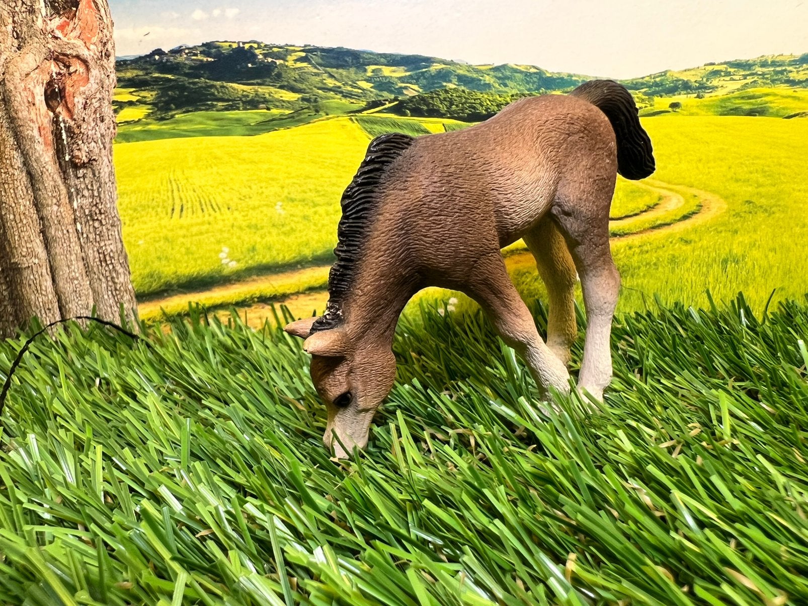 Schleich grazend Arabier veulen 13652, Ophalen, Zo goed als nieuw, Paard, Beeldje of Figuurtje