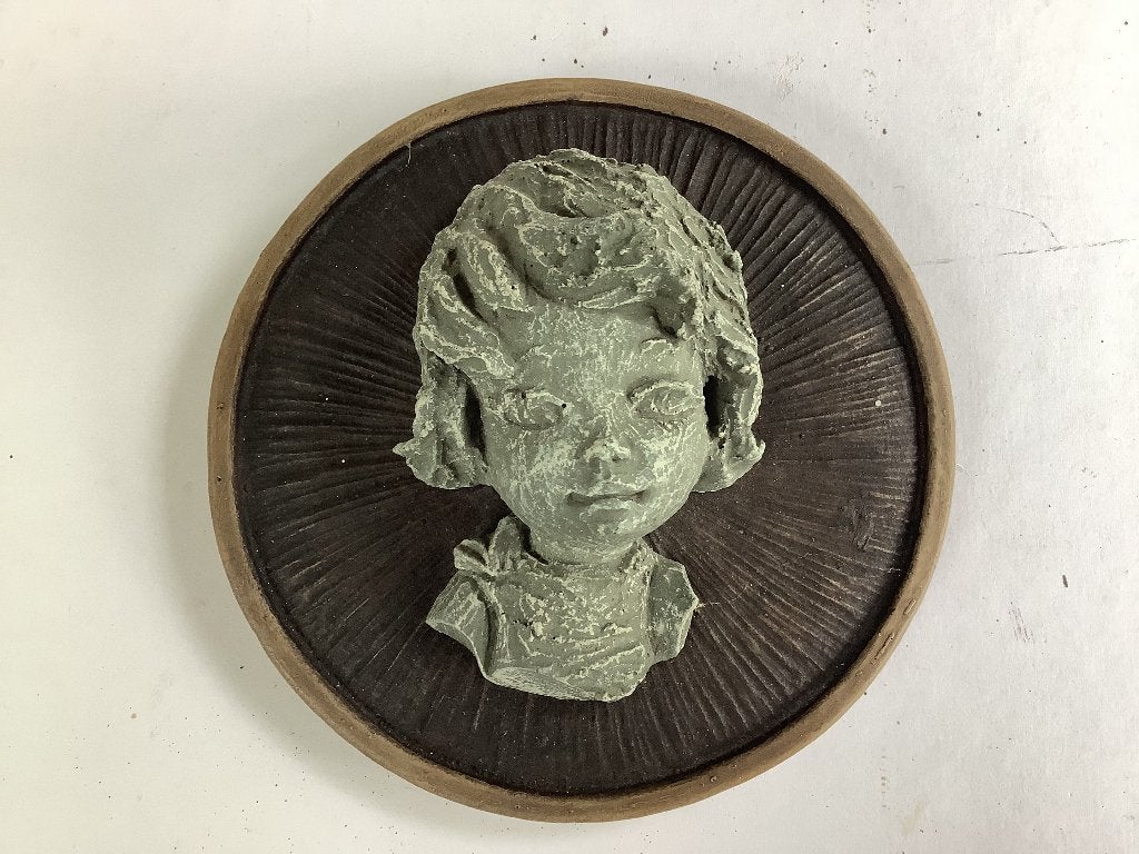 OUD BEELD KUNDERKOPJE  " JOS VAN SANTVOORT", Ophalen of Verzenden