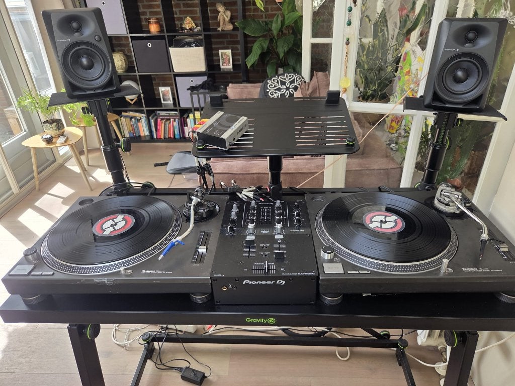 professionele DJ-set, 2x Technics SL-1210 MK2 draaitafels, Ophalen, Zo goed als nieuw, Dj-set, Overige merken