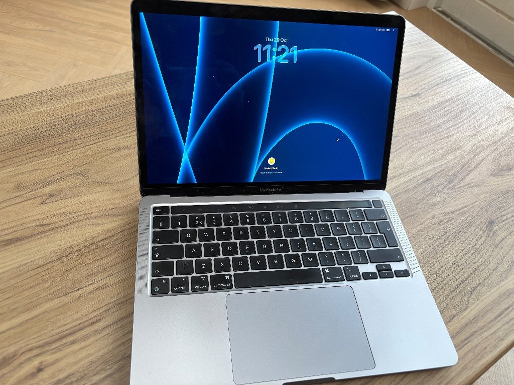 Apple MacBook Pro 2020 M1, 16GB ram, 8-core GPU, 256GB ssd,, MacBook Pro, Gebruikt, 256 GB, Qwerty