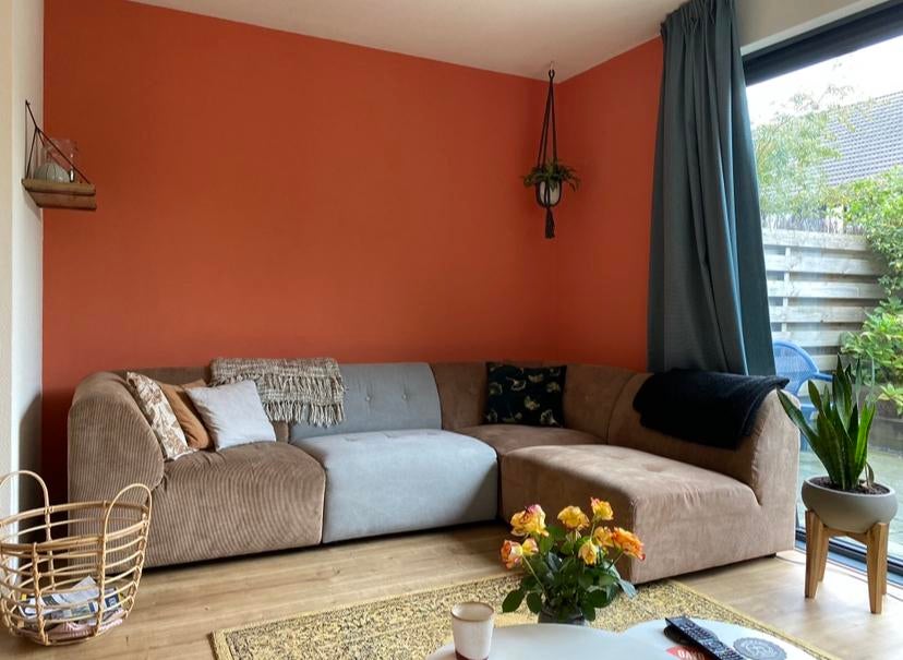 Comfortabele (hoek)bank HK Living, Ophalen, 250 tot 300 cm, Gebruikt, 100 tot 125 cm