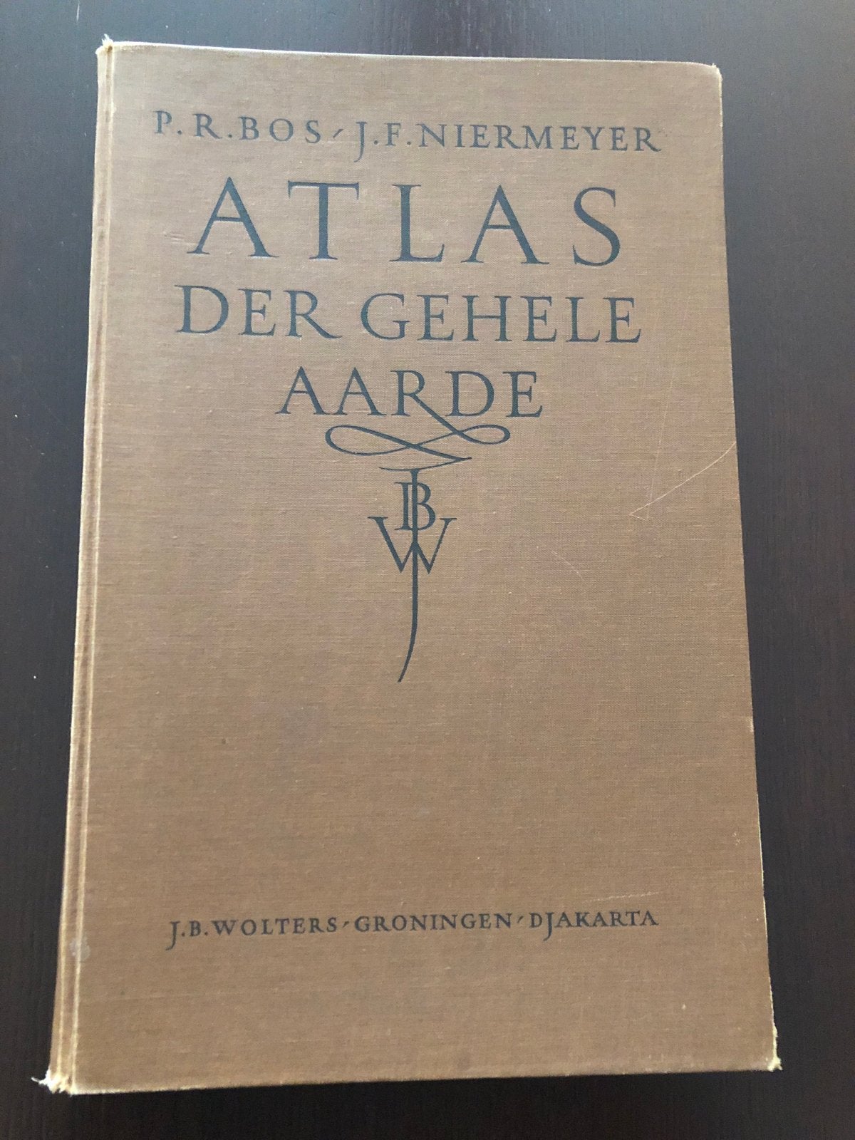 Bos-Niermeyer Schoolatlas der Gehele Aarde 1930, Gelezen, Bosatlas, Ophalen of Verzenden, 1800 tot 2000