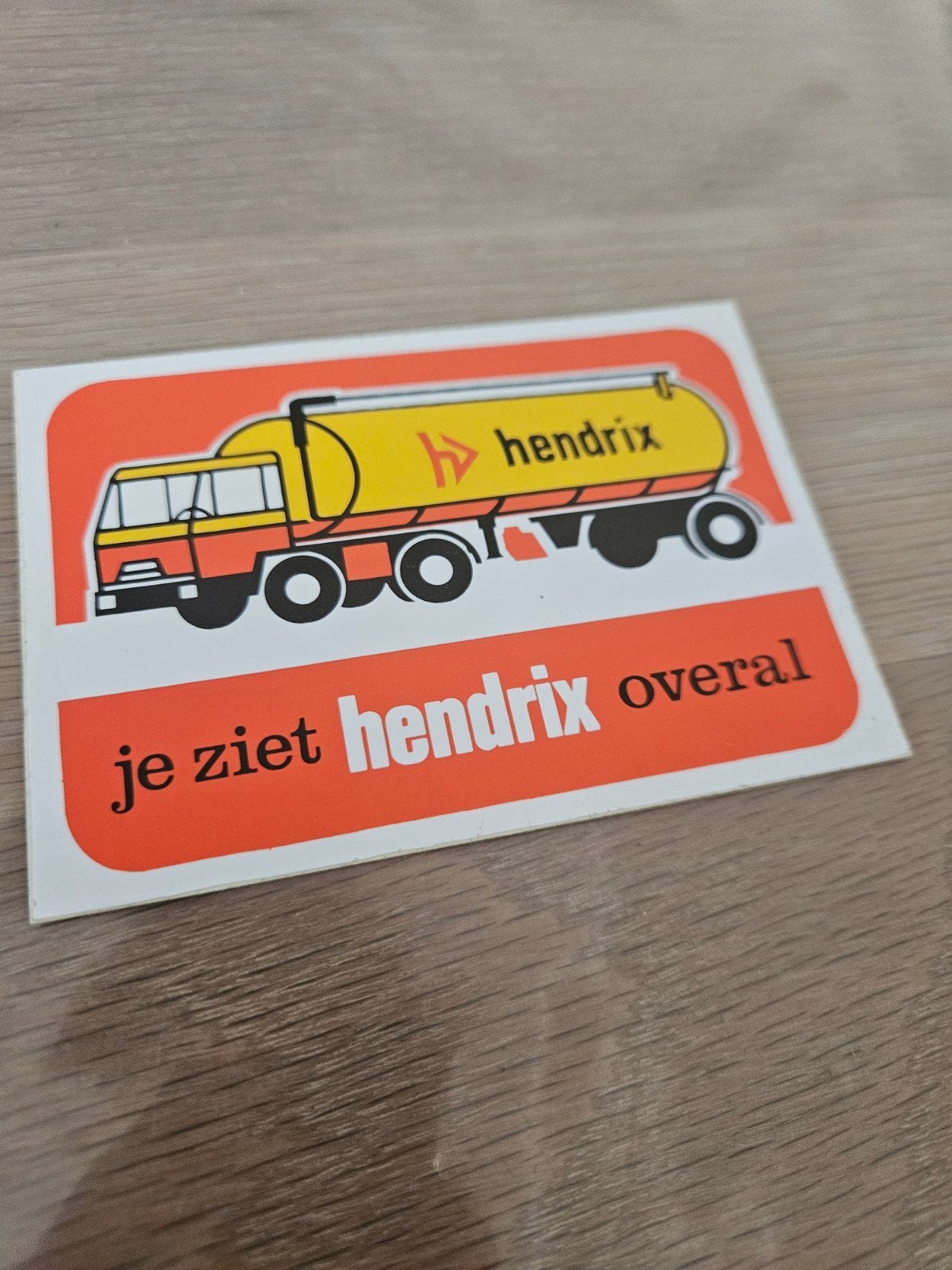 Hendrix sticker, Ophalen of Verzenden, Zo goed als nieuw
