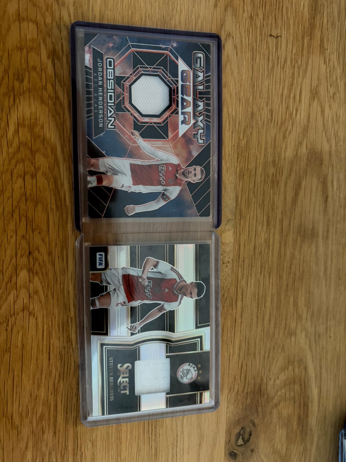 Jordan henderson/ steven berghuis panini patches- ajax, Verzenden, Zo goed als nieuw, Ajax, Poster, Plaatje of Sticker