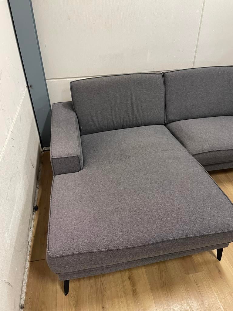 Mooie luxe grijze u bank - GEREINIGD!!!, Ophalen, Luxe, Hoekbank, 300 cm of meer