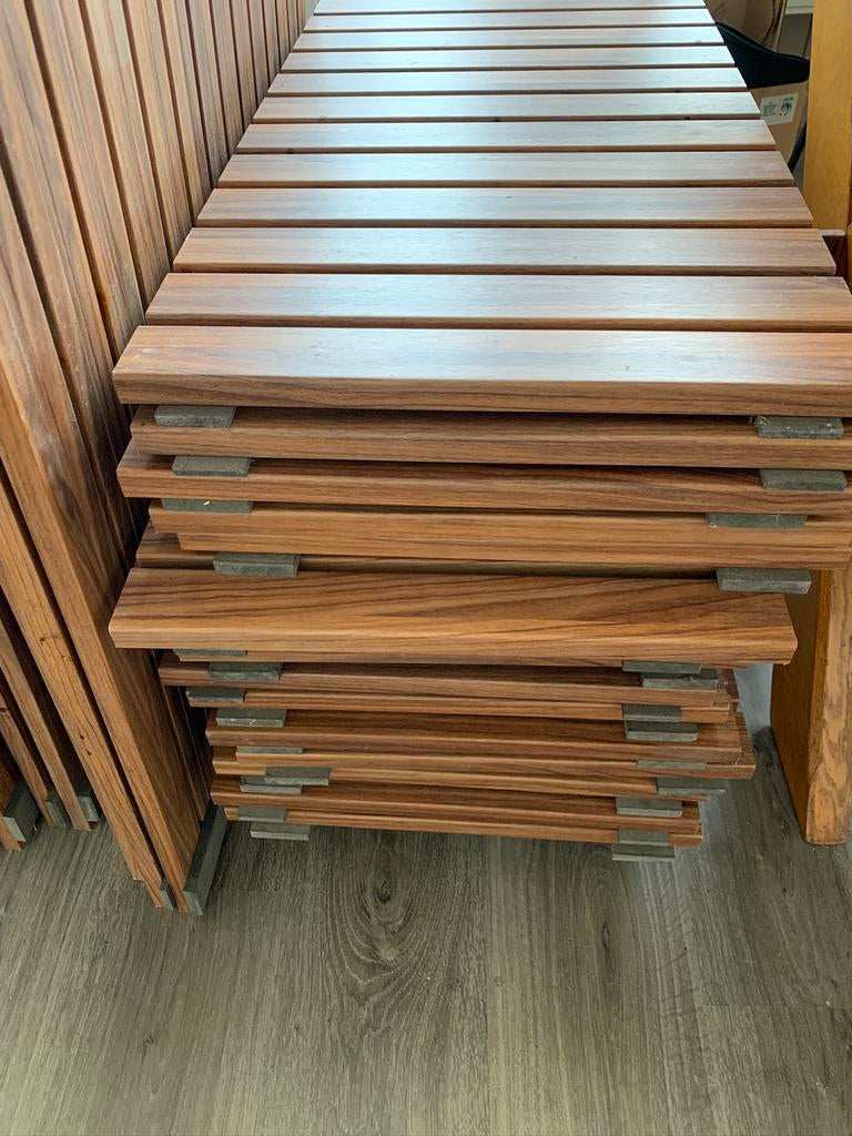 Te koop zware latten panelen., Doe-het-zelf en Verbouw, Platen en Panelen, Ophalen, Zo goed als nieuw