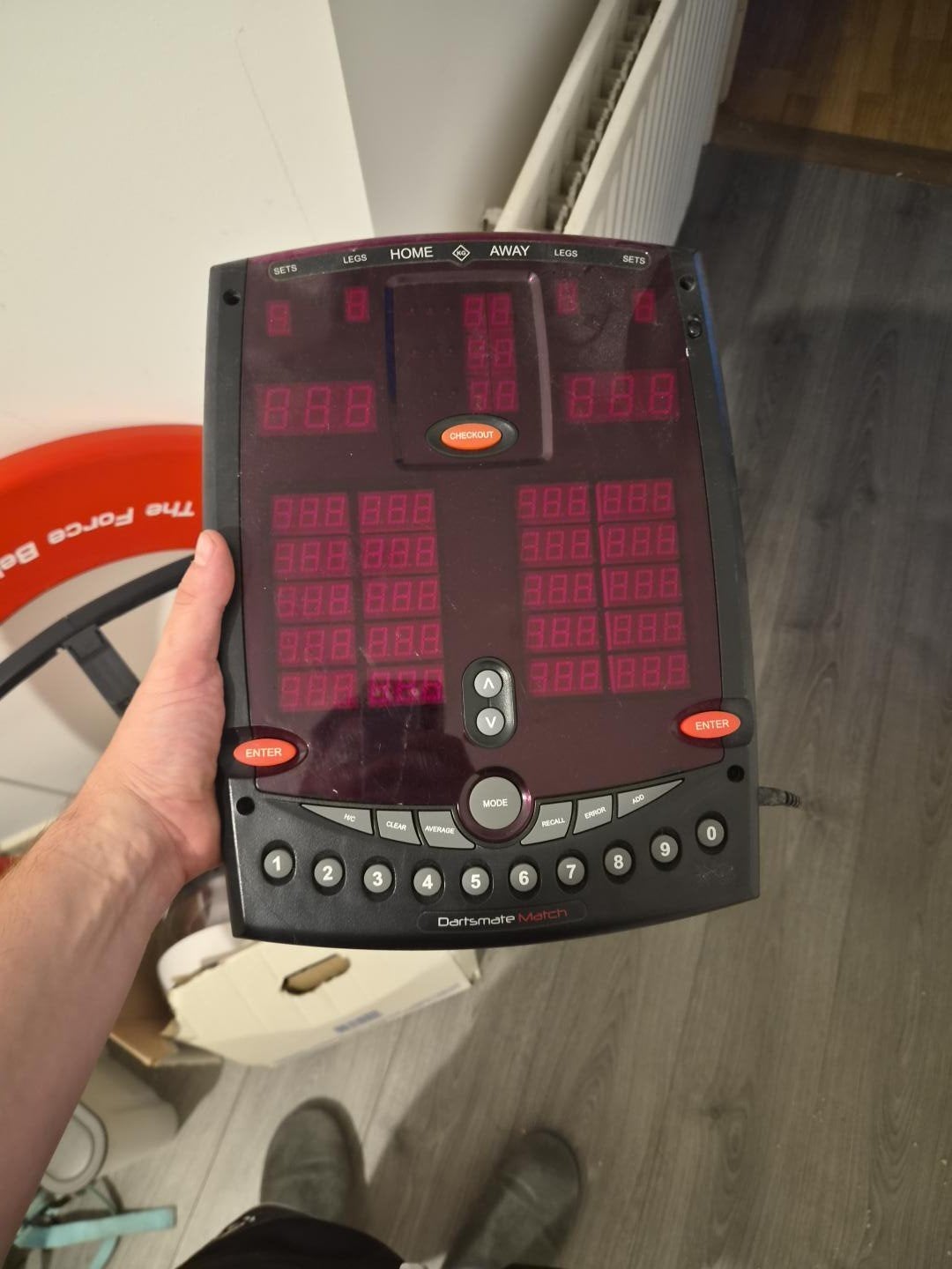 KeyGlory Dartsmate Match – professioneel elektronisch scoreb, Ophalen, Zo goed als nieuw, Dartbord, Elektronisch