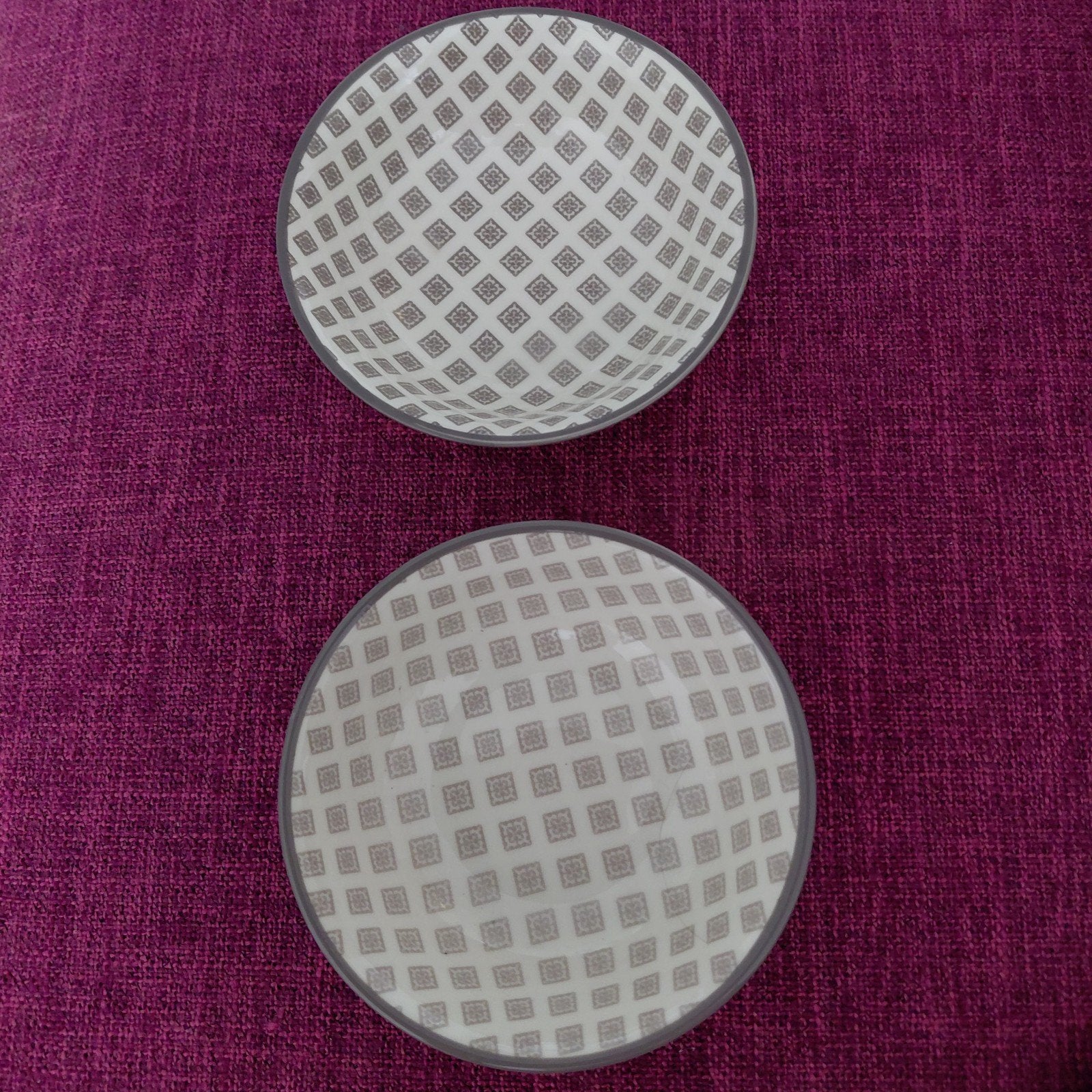 2x Loft New Bone China Porseleinen Kommen - 11 cm, Overige merken, Ophalen of Verzenden, Zo goed als nieuw, Kom(men)