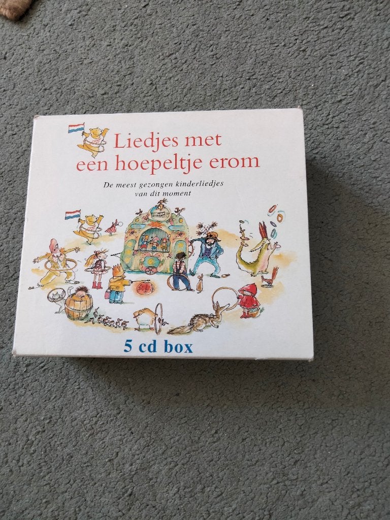 Liedjes met een hoepeltje erom - 5 CD Box, Cd's en Dvd's, Ophalen, Zo goed als nieuw, Muziek, Inclusief doosje