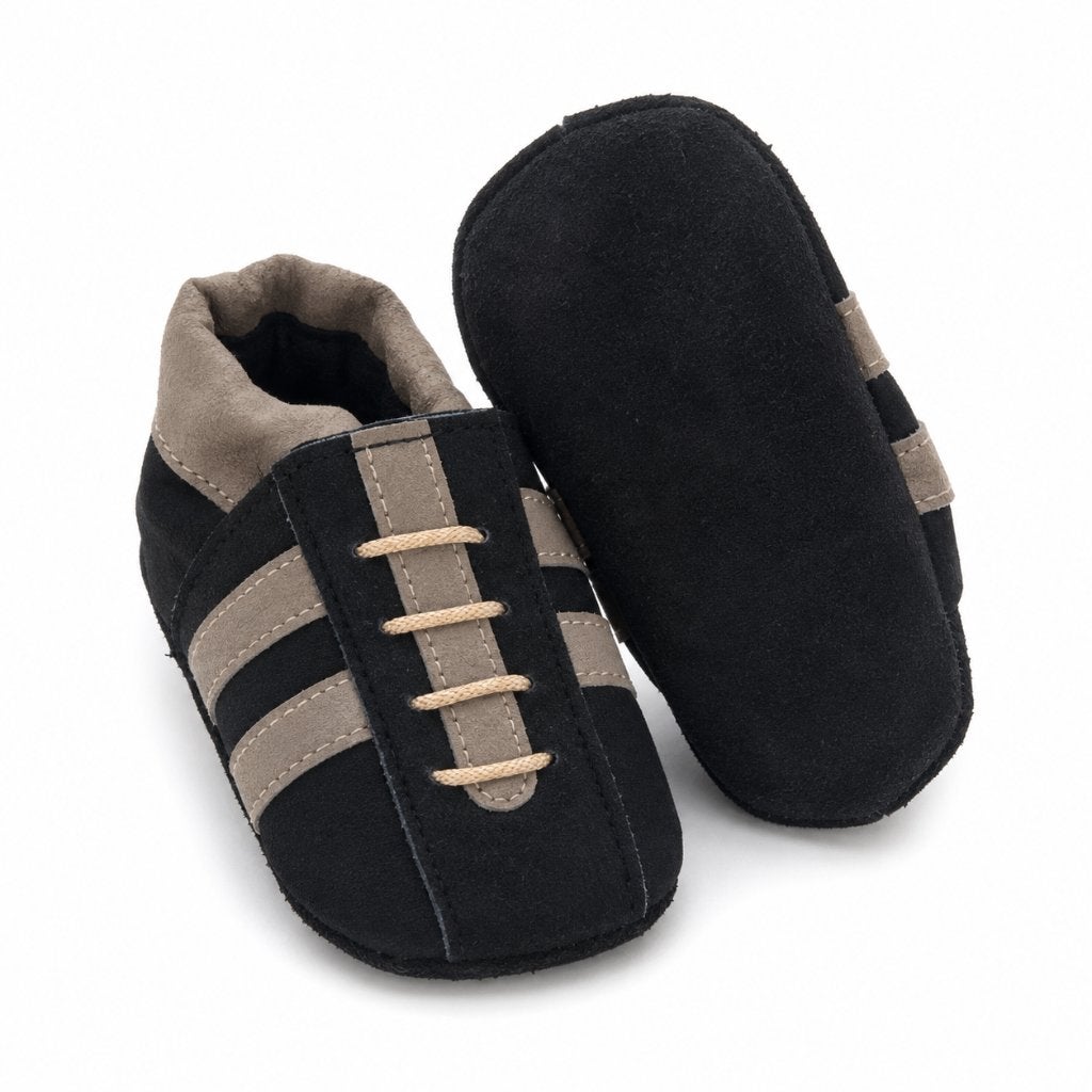 OXXY Babyslofjes in sneakerstijl – zwart – maat M (maat 20), Schoentjes, Jongetje of Meisje, ., Nieuw