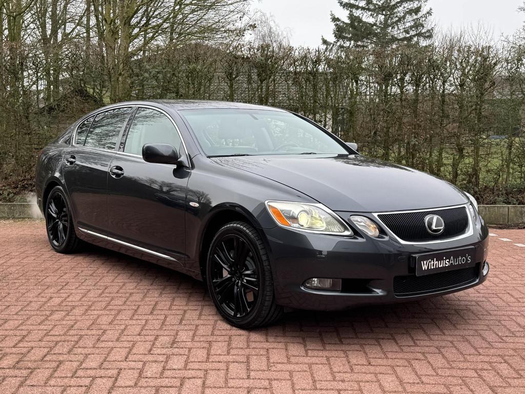Lexus GS 450h President YOUNGTIMER AdaptiveCruise Trekhaak M, Auto's, Lexus, Achterwielaandrijving, Gebruikt, Leder, Bedrijf