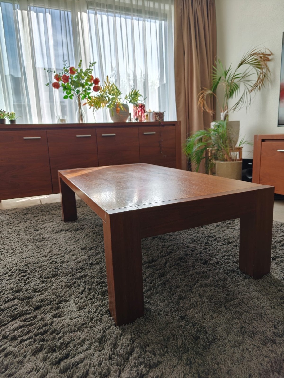 Goretti Salontafel - Stijlvol en Robuust, Ophalen, Gebruikt, 100 tot 150 cm, 50 tot 100 cm