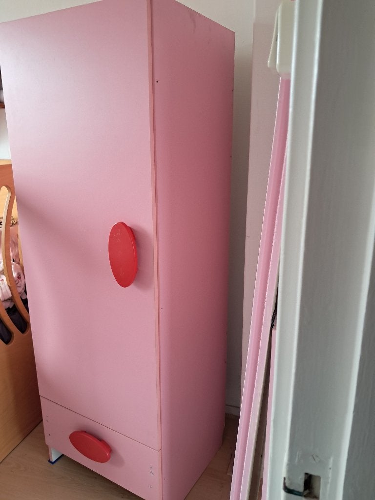 Superleuke kast roze ikea, Ophalen, Gebruikt, 50 tot 70 cm, 105 cm of meer