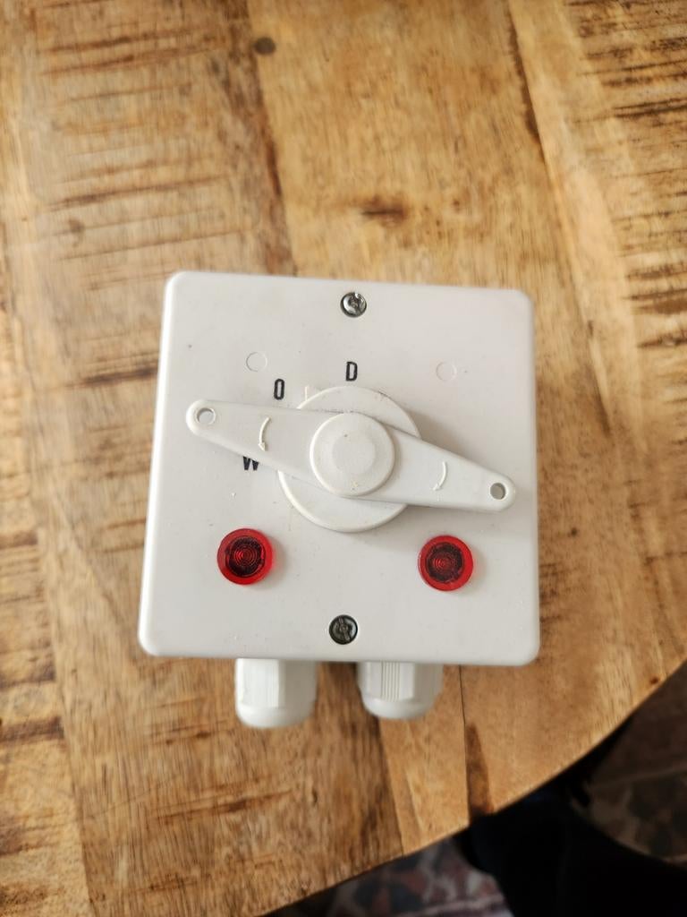 Dubbele trekschakelaar wasmachine, Ophalen of Verzenden, Afzuiger