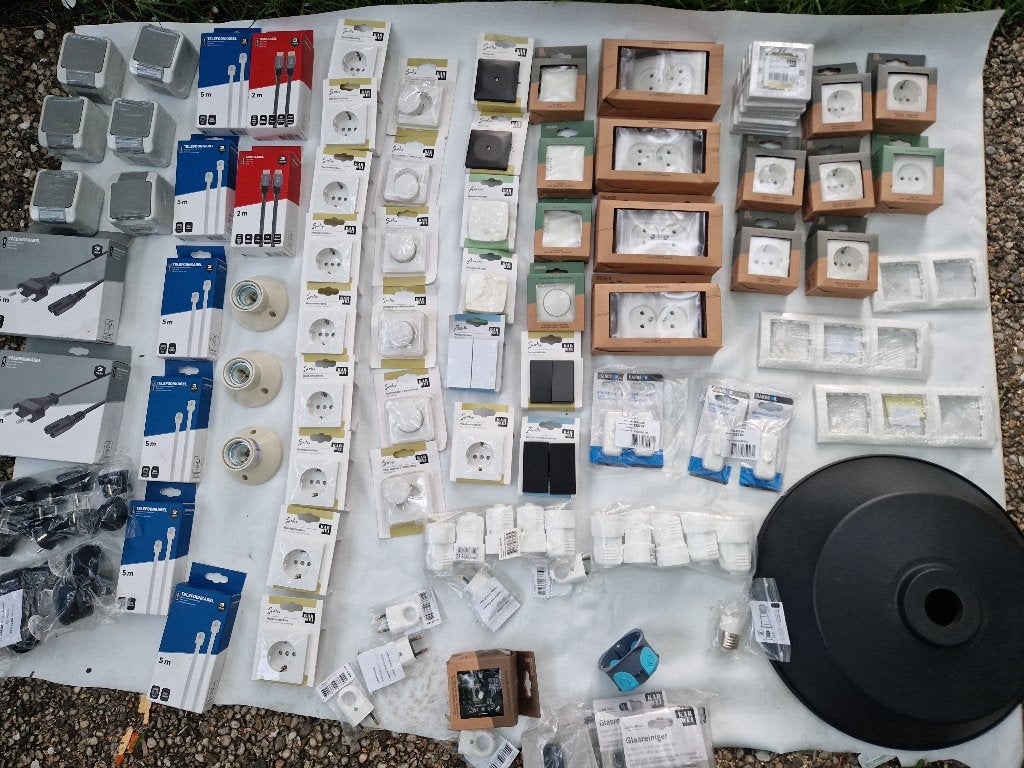 Diverse (partij) elektra spullen, nieuw, Doe-het-zelf en Verbouw, Elektra en Kabels, Ophalen of Verzenden, Nieuw, Overige typen