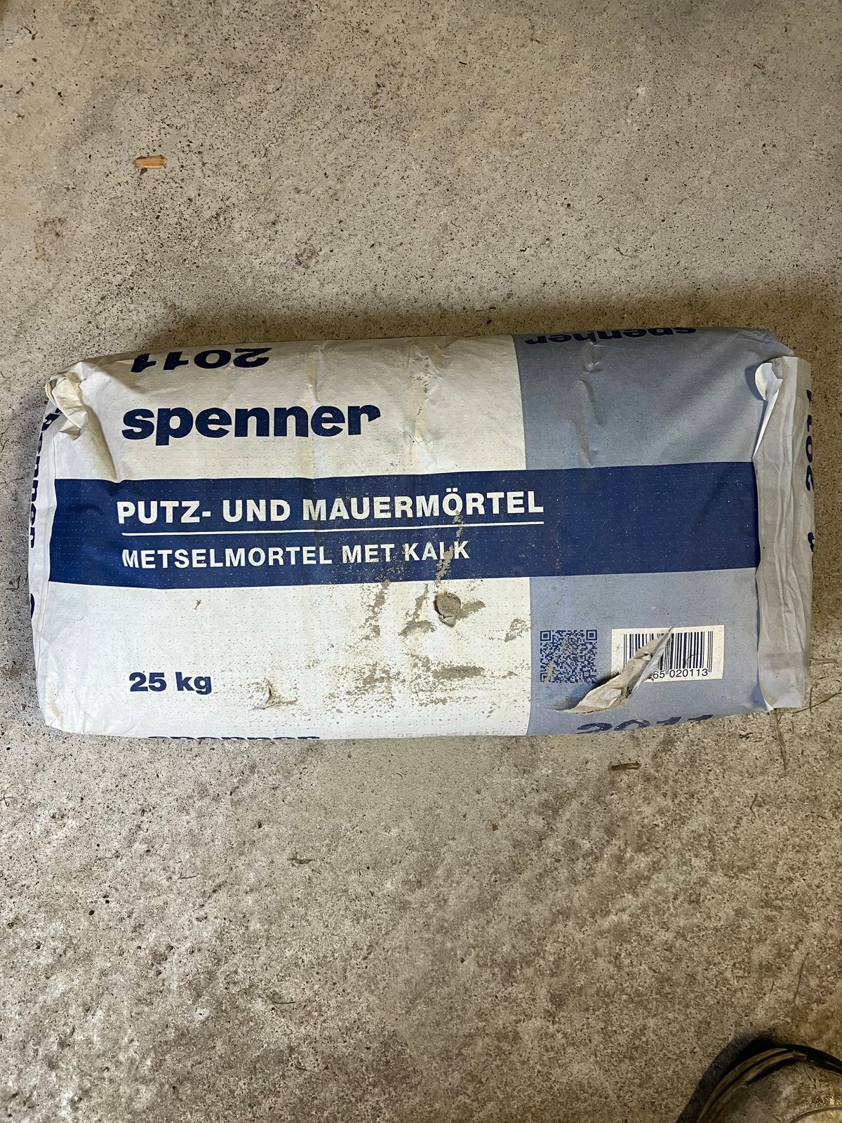 Metselmortel met kalk 25 kg, Ophalen, Nieuw