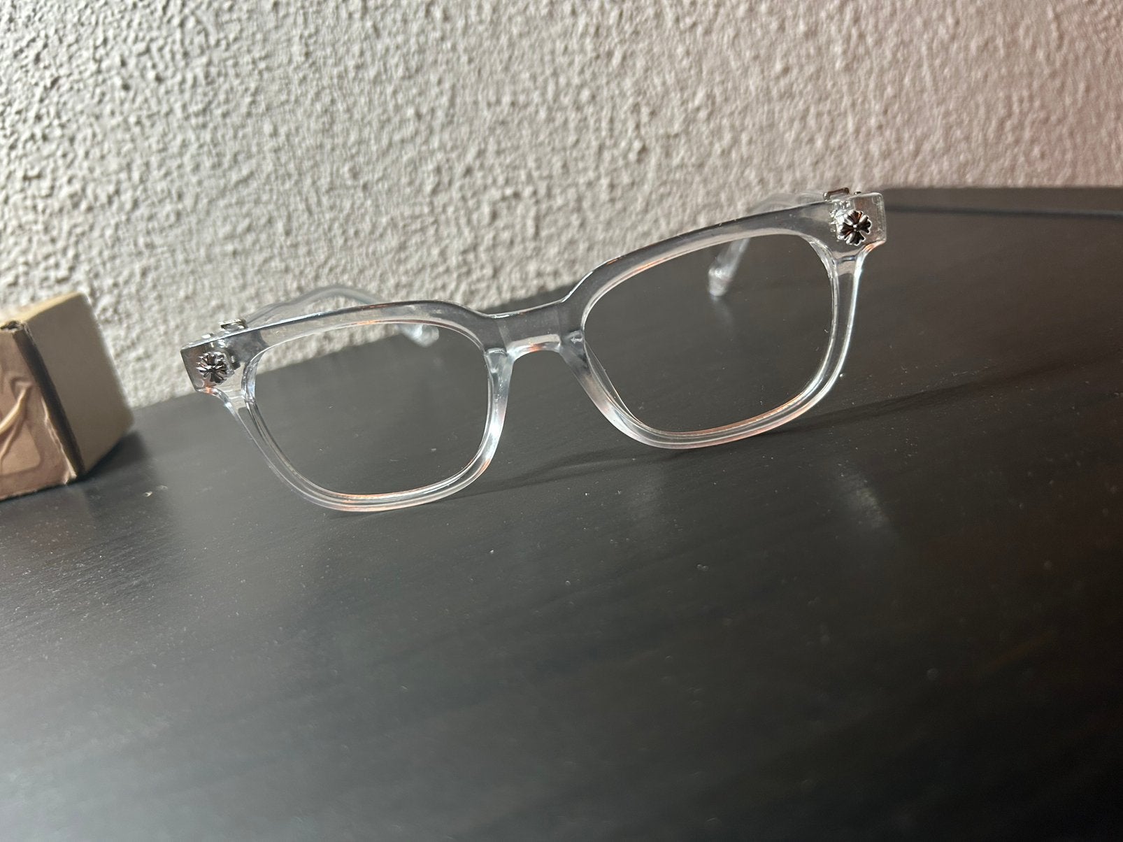 Chrome hearts bril, Sieraden, Tassen en Uiterlijk, Zonnebrillen en Brillen | Dames, Overige merken, Verzenden, Wit, Zo goed als nieuw