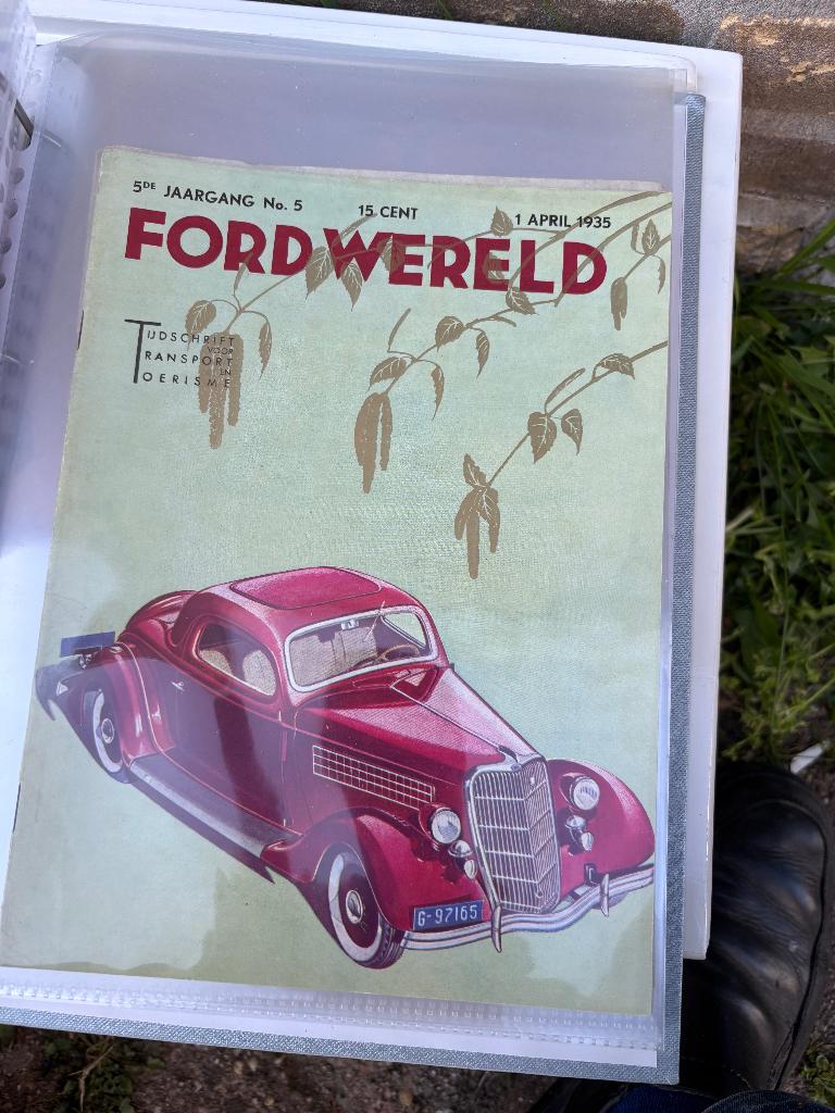 Fordwereld 1935  nr 5, Ophalen of Verzenden, Gelezen, Ford