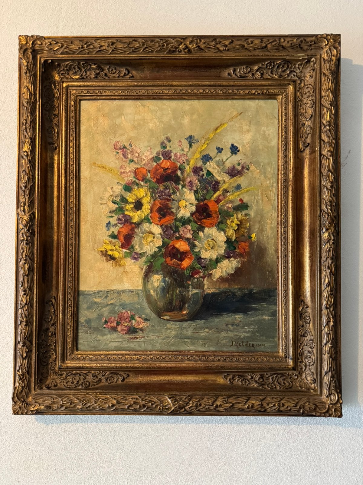J.Kelderman:(1914-1990)impressionistisch k’ werk ., Antiek en Kunst, Kunst | Schilderijen | Klassiek, Ophalen