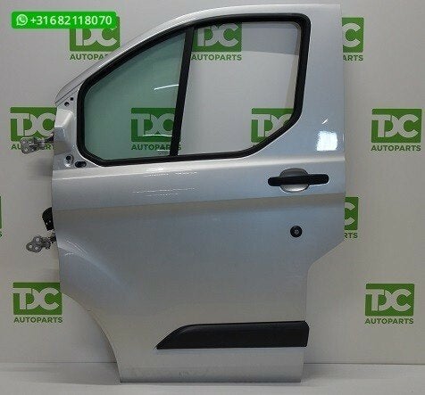Ford Transit Custom ('12-'18) Voorportier links zilvergrijs, Gebruikt, Ford, Deur, Voor