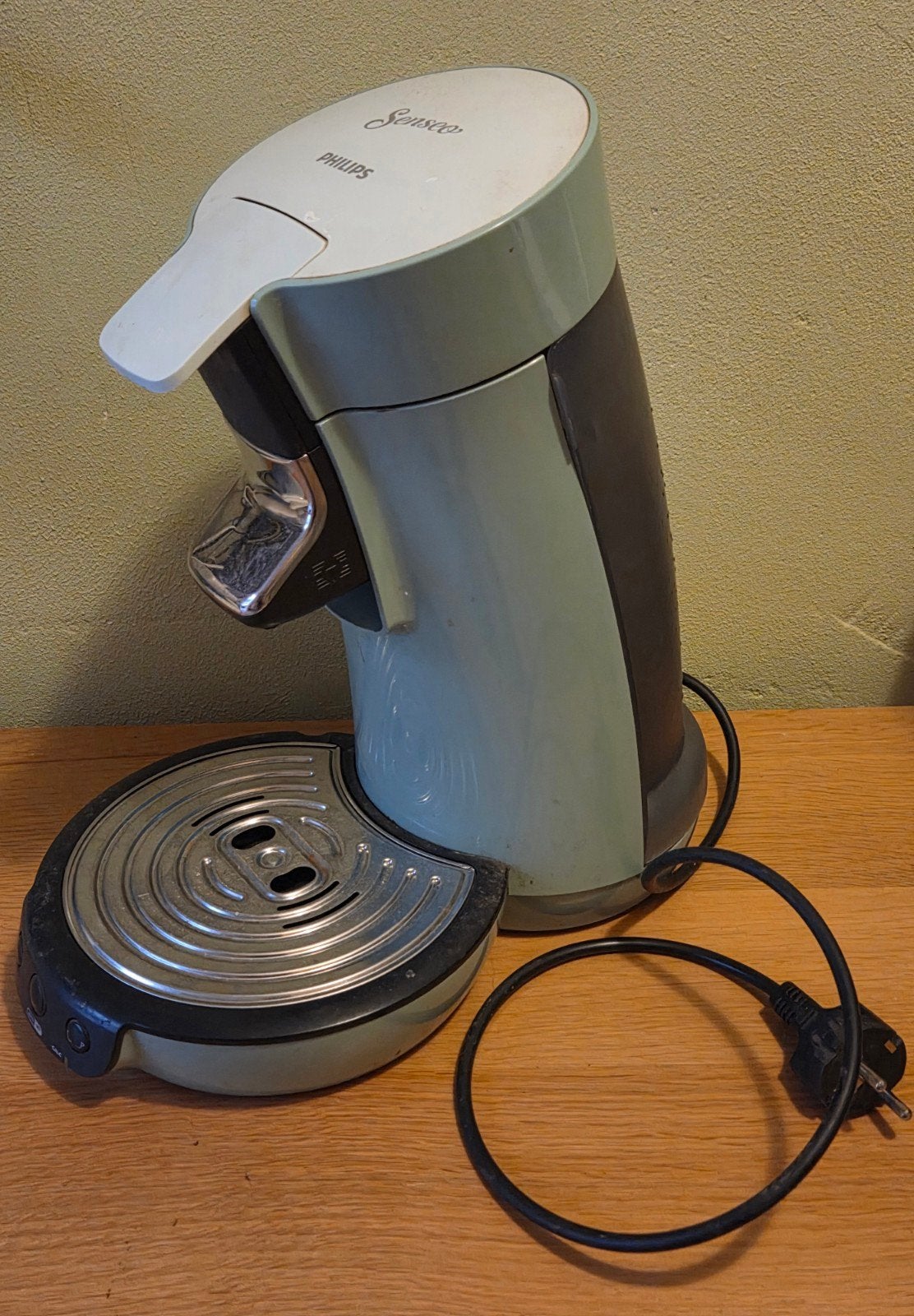 Senseo mint groen, Witgoed en Apparatuur, Koffiezetapparaten, Ophalen of Verzenden, Gebruikt, Koffiemachine, Koffiepads en cups