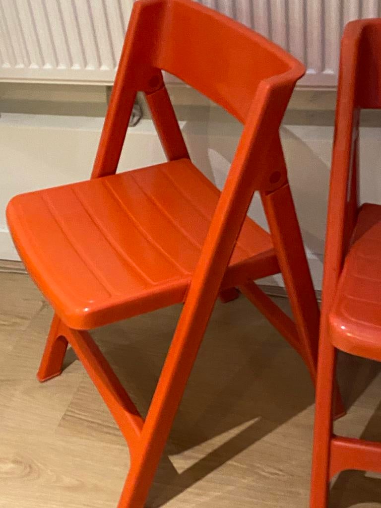 2 Flair Plaisir Pizzicato klapstoelen design, Kunststof, Twee, Overige kleuren, Ophalen of Verzenden