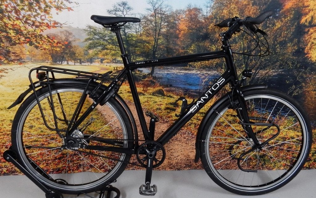 Santos Travel Lite 57 Cm Rohloff+Son+Magura Riemaandrijving, 28 inch, Velgrem, Zo goed als nieuw, 57 tot 61 cm